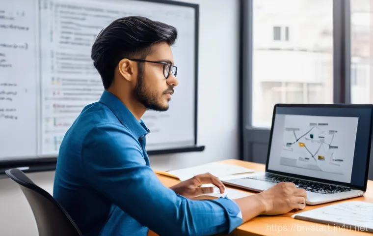 스타트업 마케팅 커리어 발전 방향 - **Prompt 1: Building Foundational Marketing Skills**
    "A bright, naturally lit image featuring a ...