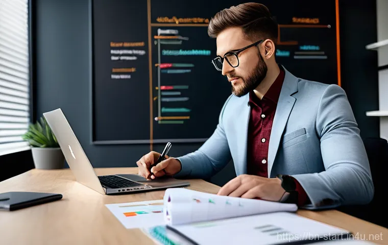 스타트업 마케팅 연봉 협상 경험담 - **Prompt:** A diverse young professional, in smart business casual attire (well-fitted blazer over a...