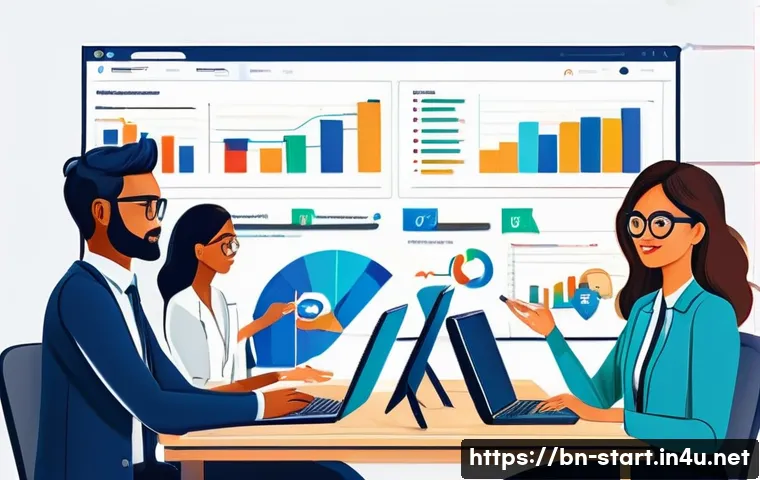 스타트업 마케팅 성장 전략 - A detailed and vibrant illustration of a young Bengali startup team conducting a digital marketing s...